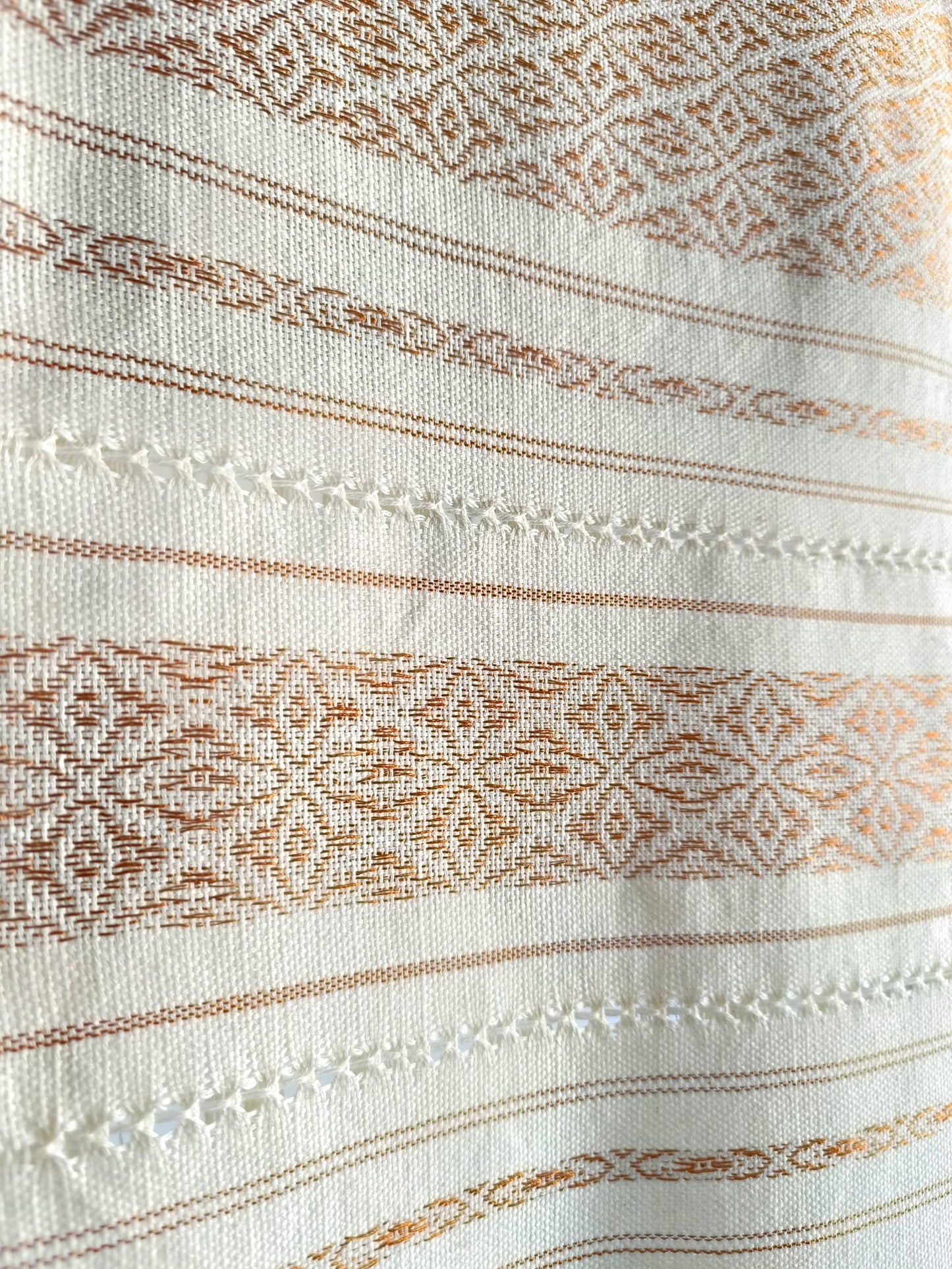 Rebozo "Rialni" plein avec des fils en soie