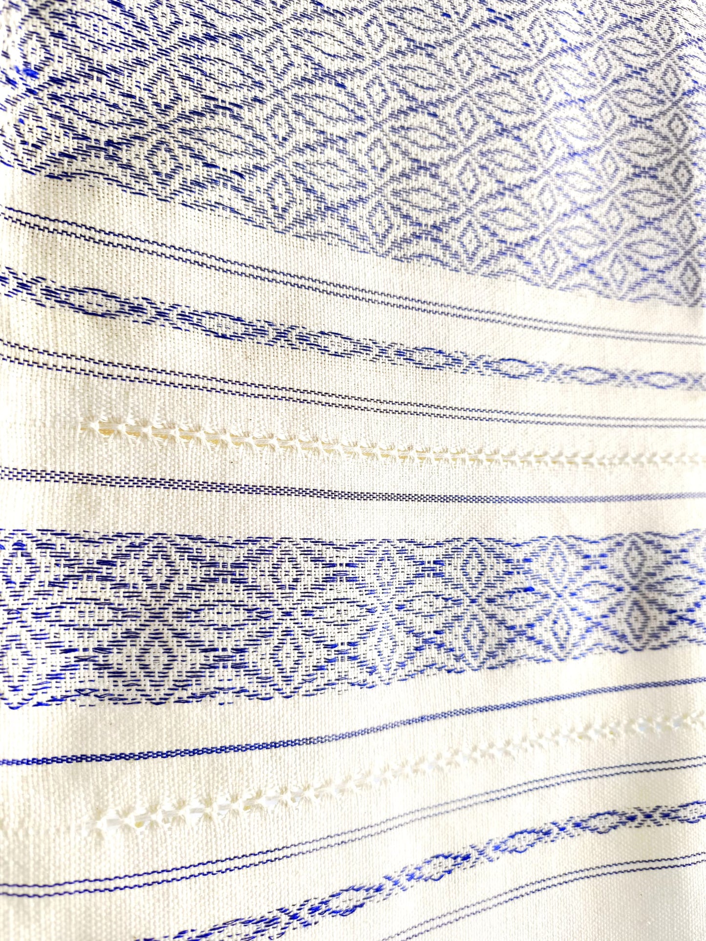 Rebozo "Rialni" plein avec des fils en soie