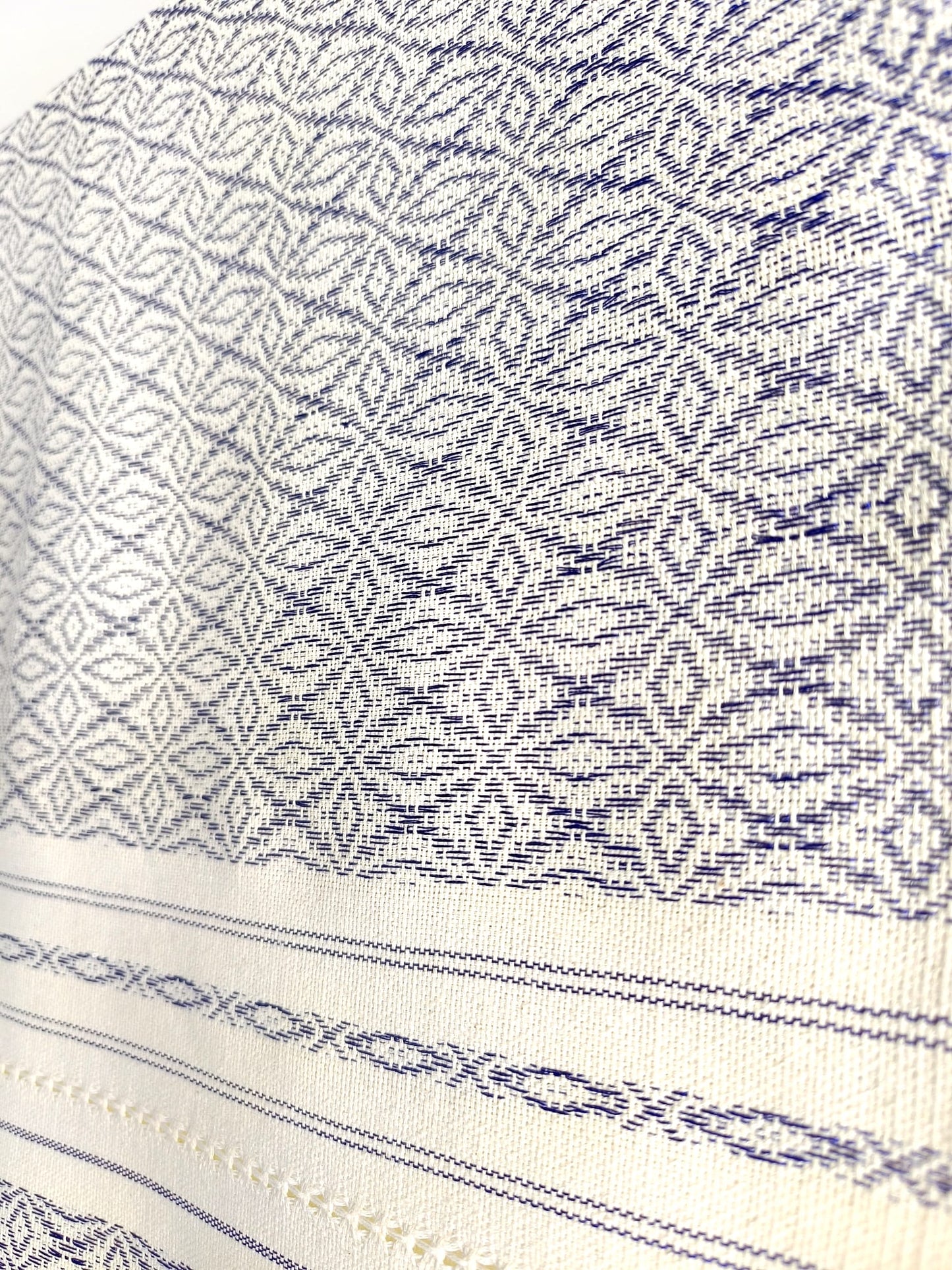 Rebozo "Rialni" plein avec des fils en soie