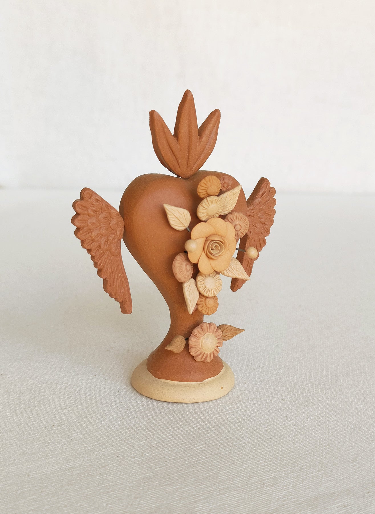 Milagrito "de Pied" fleuri avec ailes