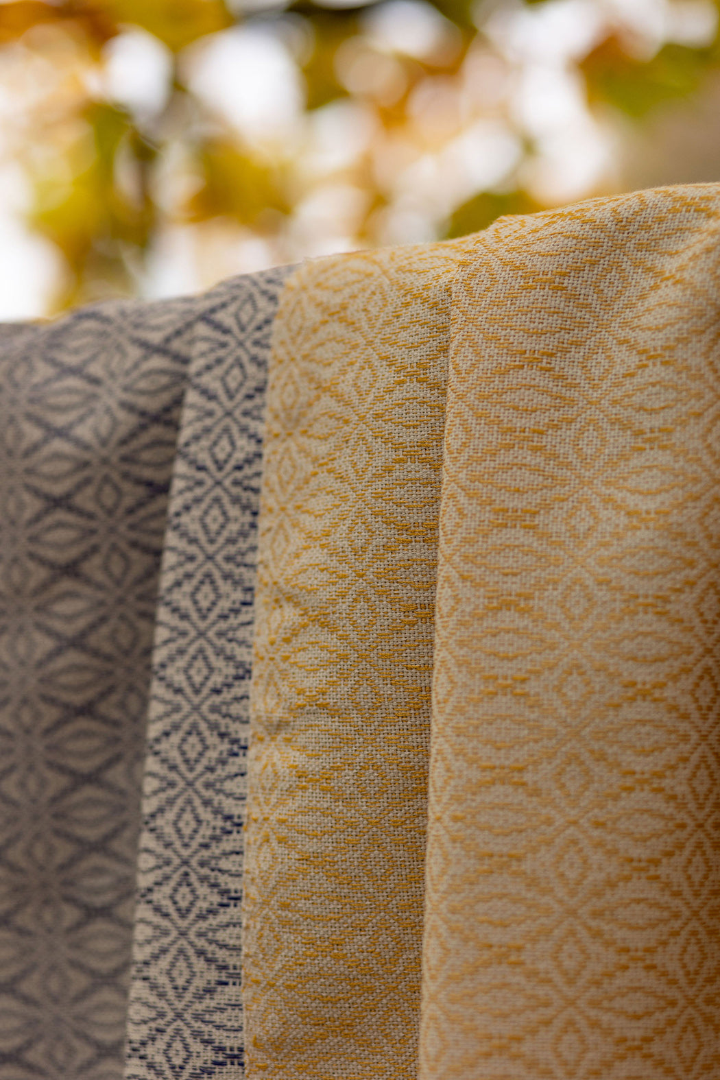 Rebozo "Rialni" plein avec des fils en soie